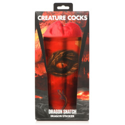 Creature Cocks Masturbateur Creature Dragon Rouge